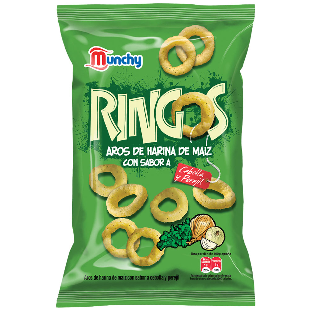 AROS DE CEBOLLA MUNCHY RINGOS 62G