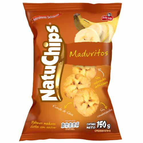 PLATANITOS NATUCHIPS MADURITOS 150 GR