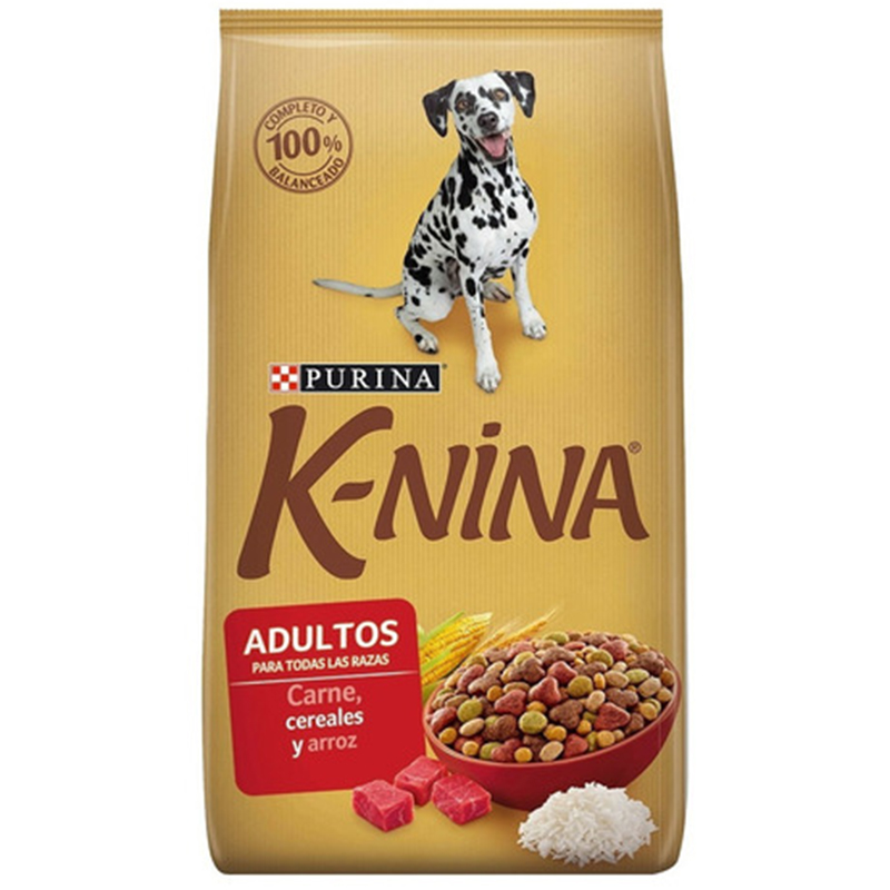 PERRARINA K-NINA SABOR A CARNE CON CEREALES Y ARROZ PURINA 4 KG