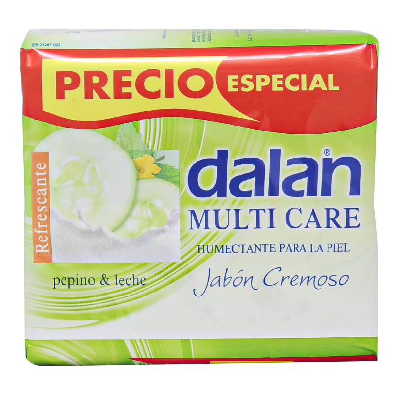 JABÓN DALAN PEPINO Y  LECHE 3X125GR