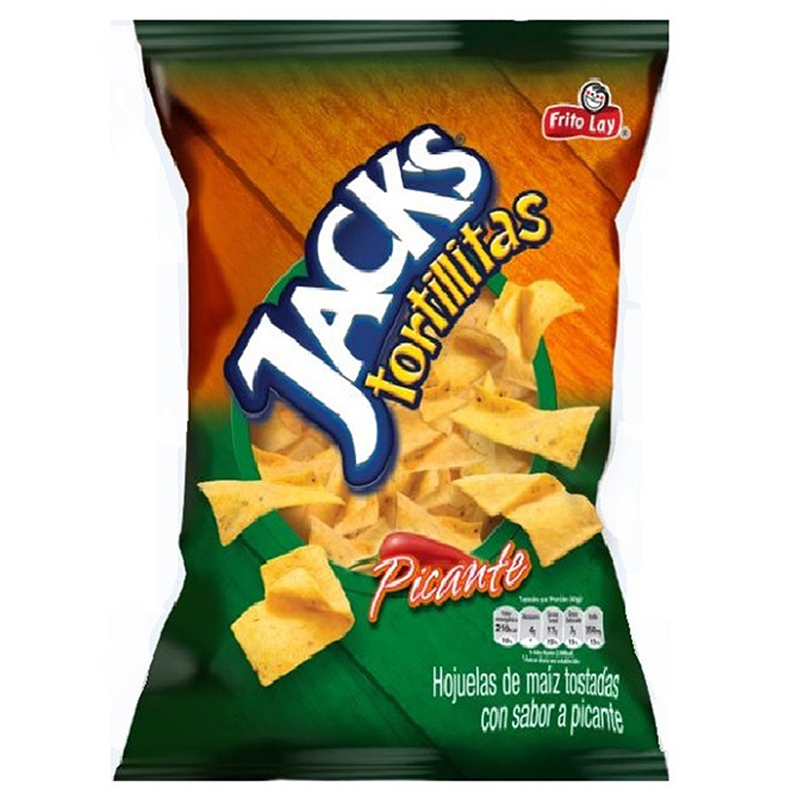 TORTILLITAS PICANTE JACKS 190 GR 