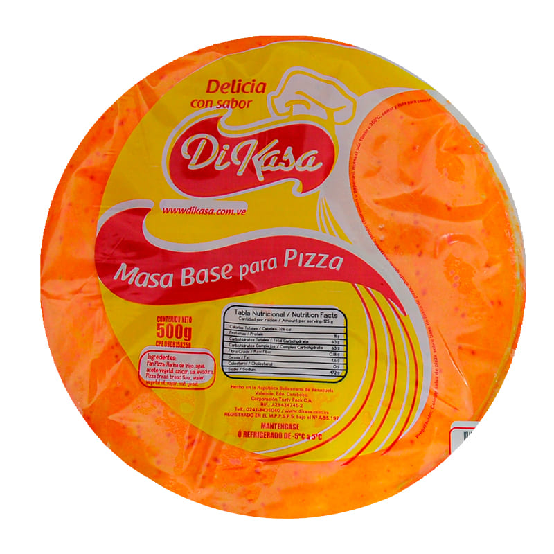 BASE PARA PIZZA DIKASA  X 2UN 500GR