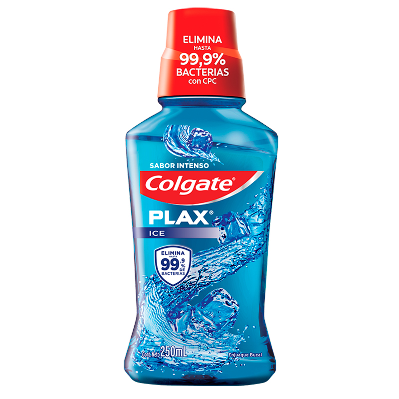ENJUAGUE BUCAL PLAX ICE COLGATE  250ML 