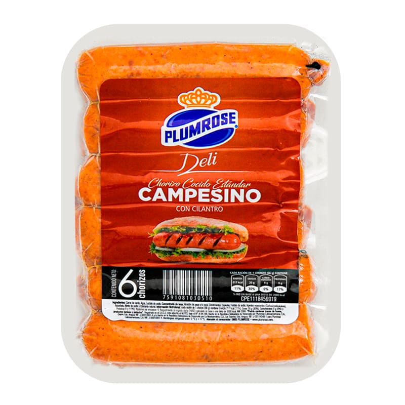 CHORIZO DELI CAMPESINA PLUM 400G