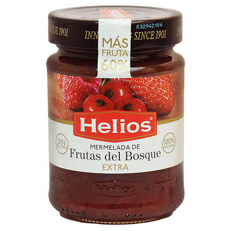HELIOS MERMELADA FRUTOS DEL BOSQUE DIETA 340 GR