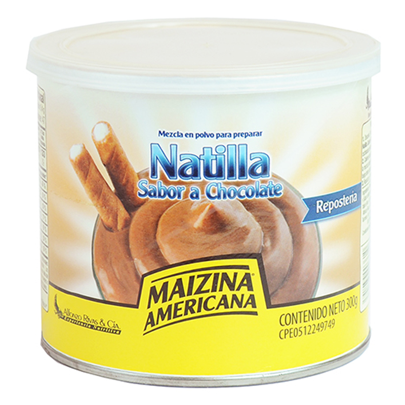 NATILLA DE CHOCOLATE MAIZINA AMERICANA 300 GR