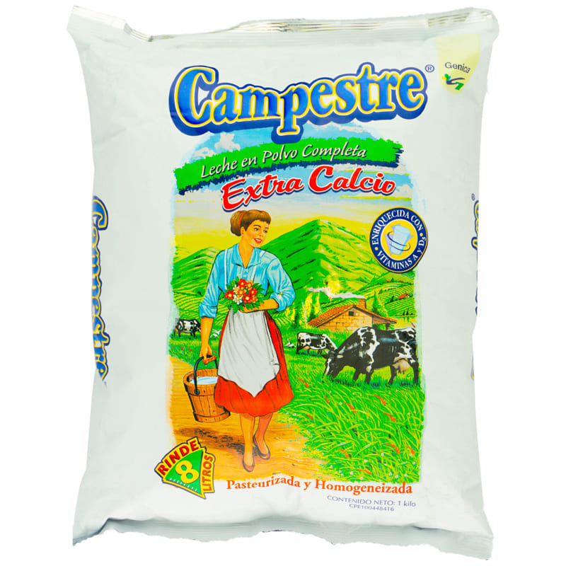 LECHE EXTRA CALCIO CAMPESTRE  1 KG