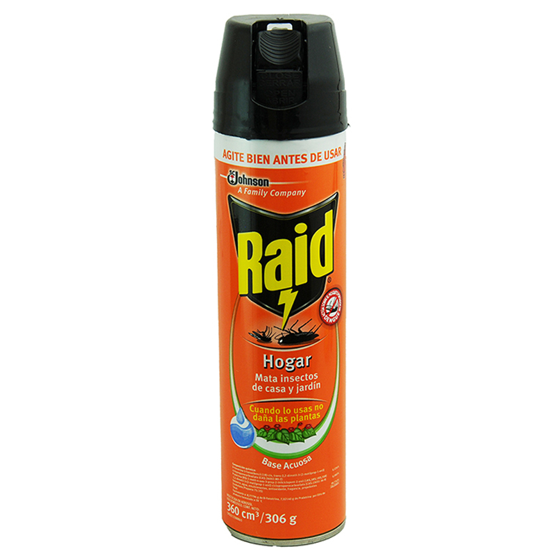 INSECTICIDA RAID HOGAR 360 ML