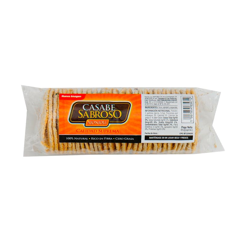 SABROSO CASABE AJONJOLI 85 GR