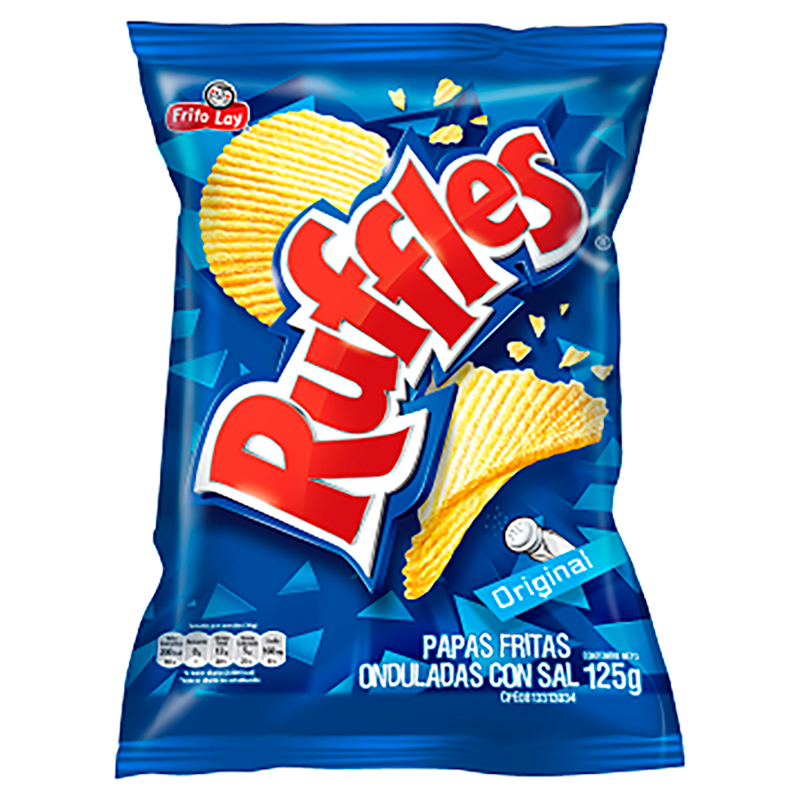 RUFFLES NATURAL 125GR