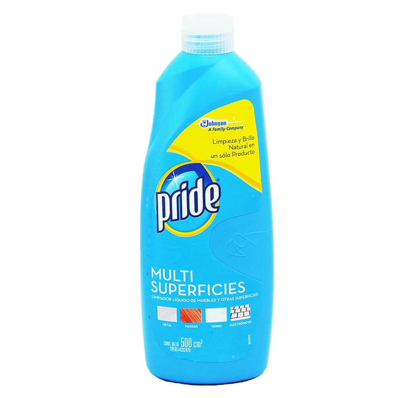 LIMPIADOR MULTI-SUPERFICIES PRIDE 500ML