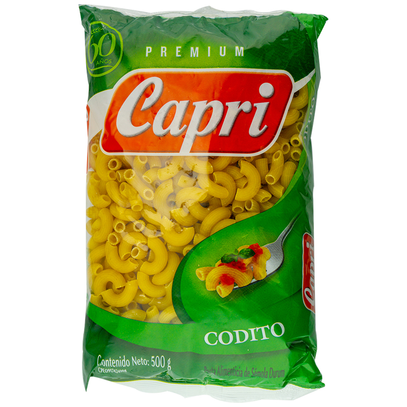 PASTA CAPRI CODITO 500 GR