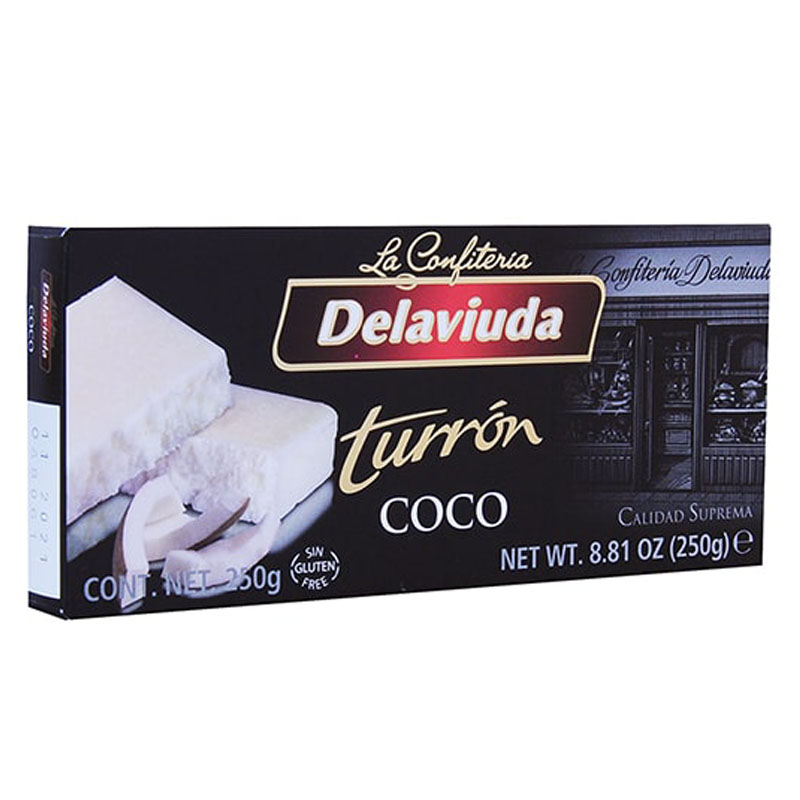TURRON DE COCO DELAVIUDA 300 GR