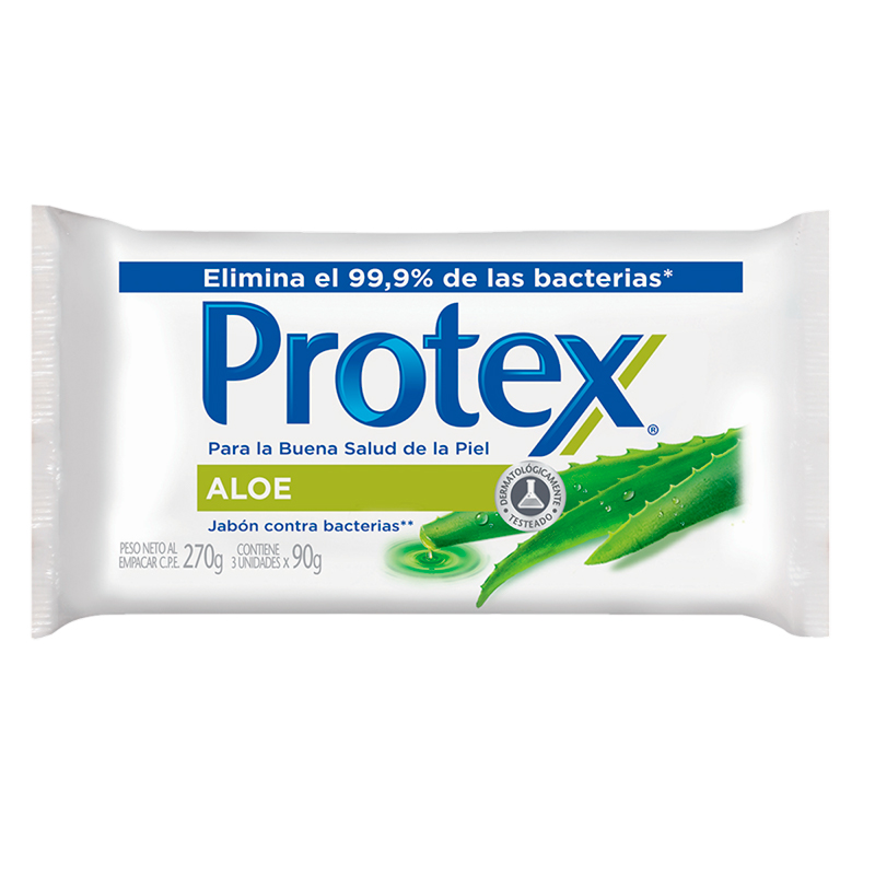JABON PROTEX ALOE VERA 3X90GR