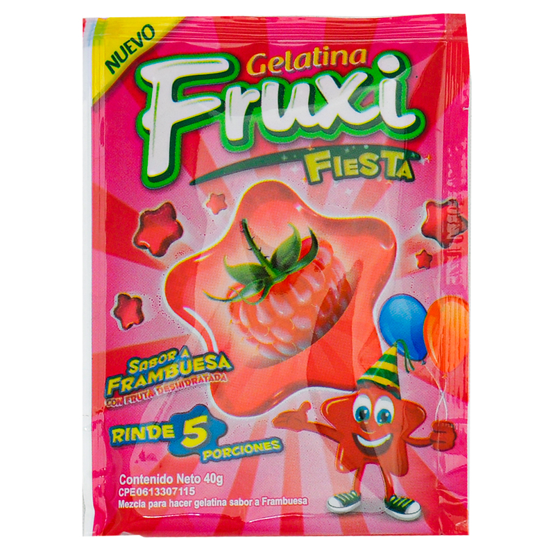 GELATINA de FRAMBUESA FRUXI 40GR