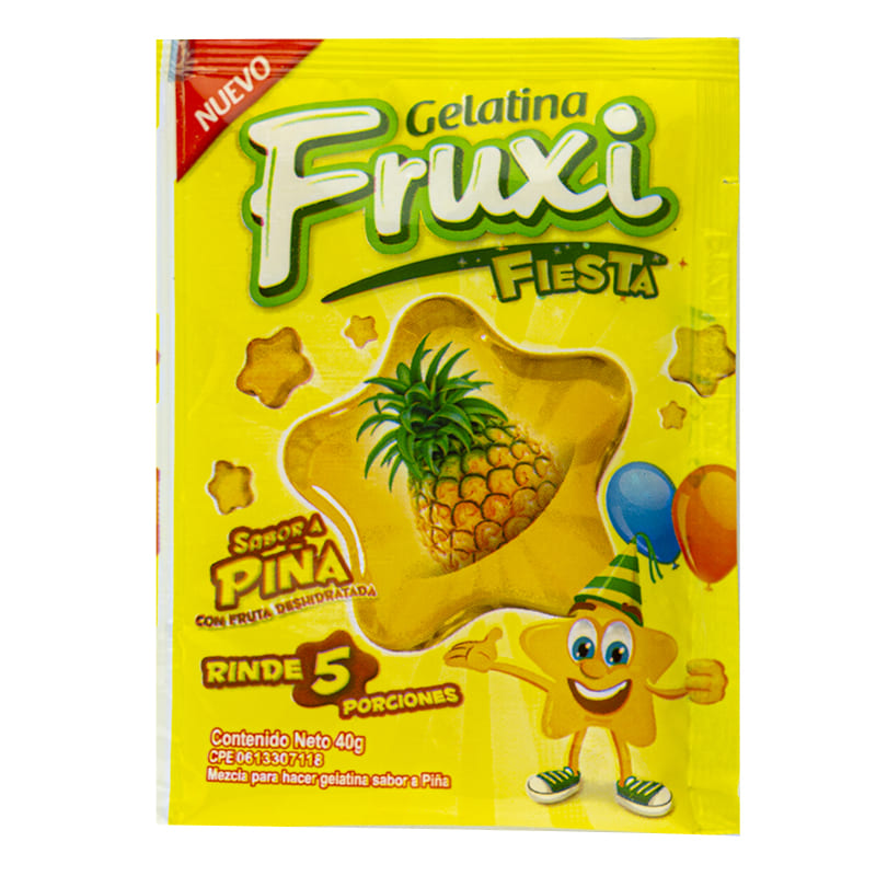 GELATINA FRUXI 40 GR PIÑA