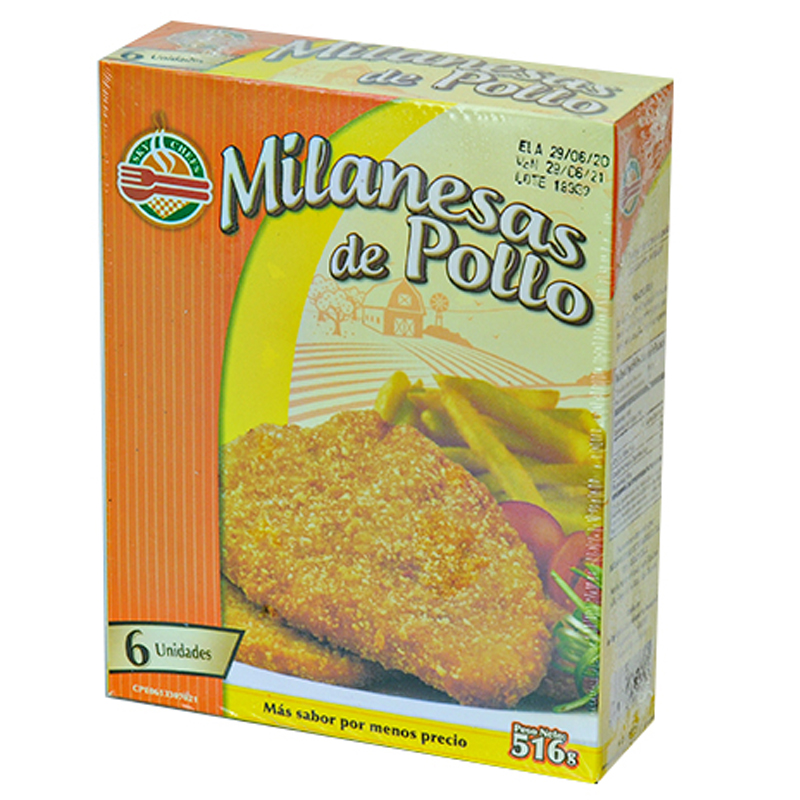 MILANESA DE POLLO SKY CHEFS 516 GR