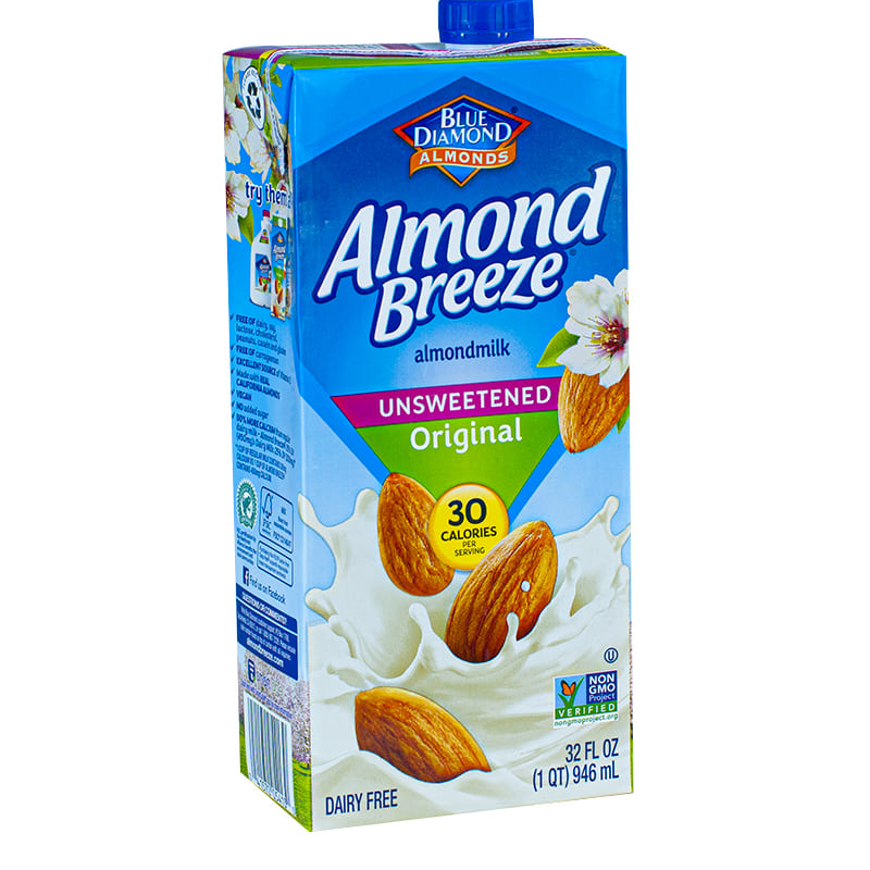 LECHE DE ALMENDRAS SIN AZUCAR BREEZE ALMOND 946 ML