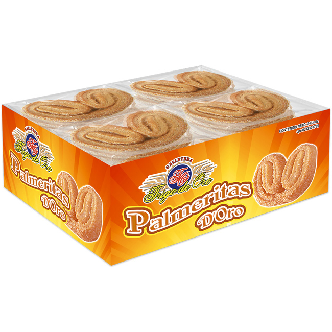 Palmeritas Trigo De Oro 4 Unidades