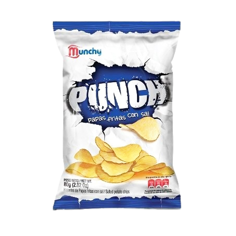 PAPAS FRITAS C/SAL PUNCH 80GRS