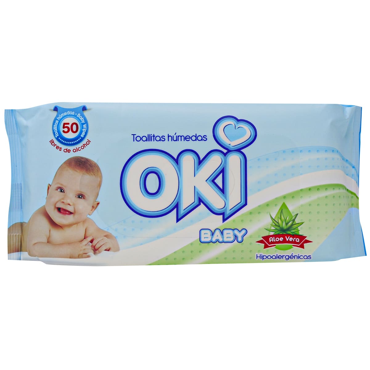TOALLAS HUMEDAS OKI ALOE 50UND