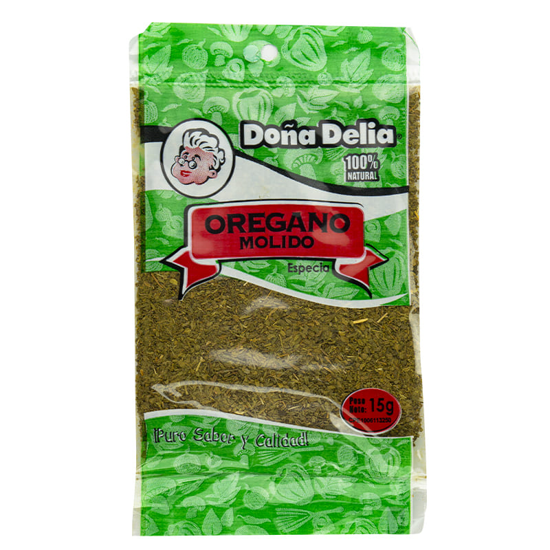 OREGANO MOLIDO DOÑA DELIA 15GRS