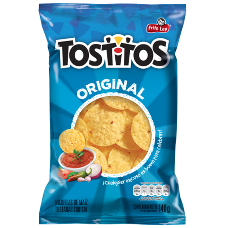TOSTITOS ORIGINAL 140 GRS