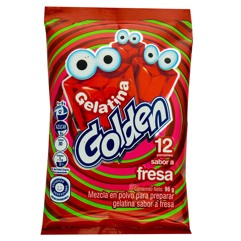 GELATINA GOLDEN FRESA 96 GR