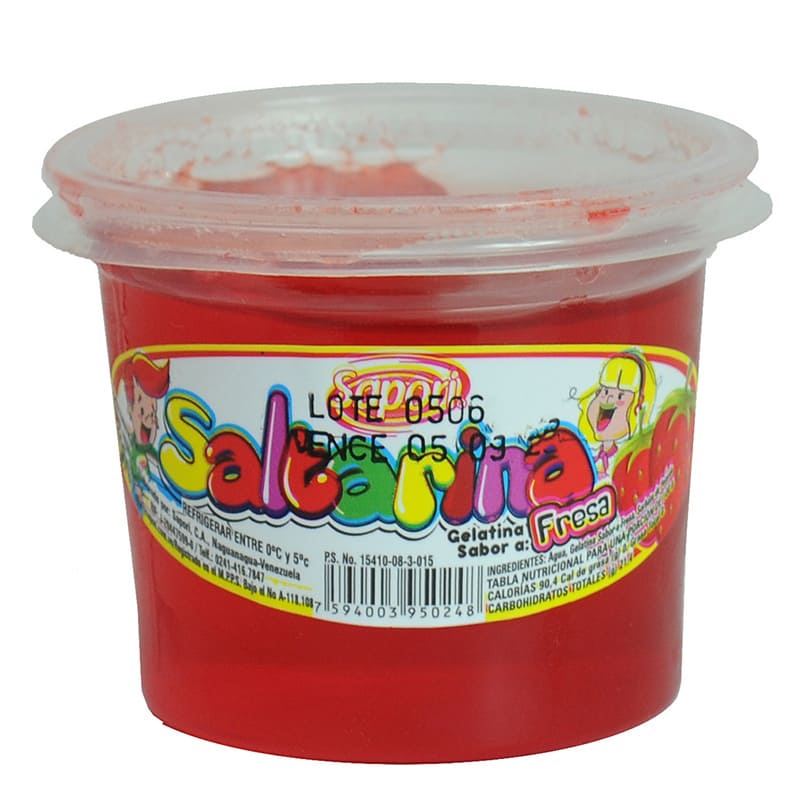 GELATINA DE FRESA SALTARINA 130G