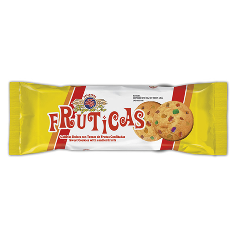 GALLETAS FRUTICAS TRIGO DE ORO 150 GR