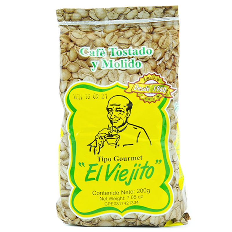 CAFÉ EL VIEJITO MOLIDO GOURMET 200G