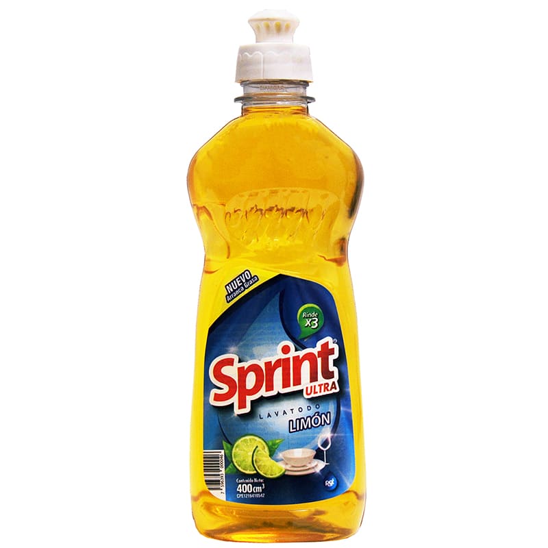 LAVATODO SPRINT ULTRA LIMÓN 400 ML