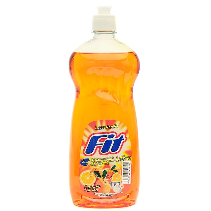 LAVATODO FIT NARANJA CITRICA 800 ML