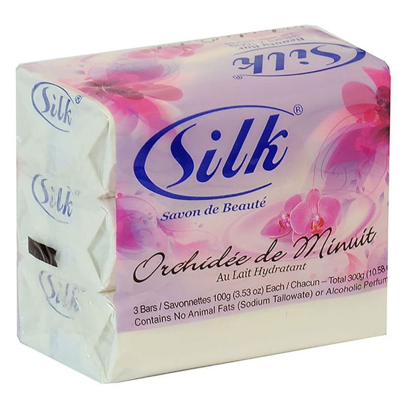 JABÓN SILK ORQUIDEA MEDIANOCHE 3X100 GR