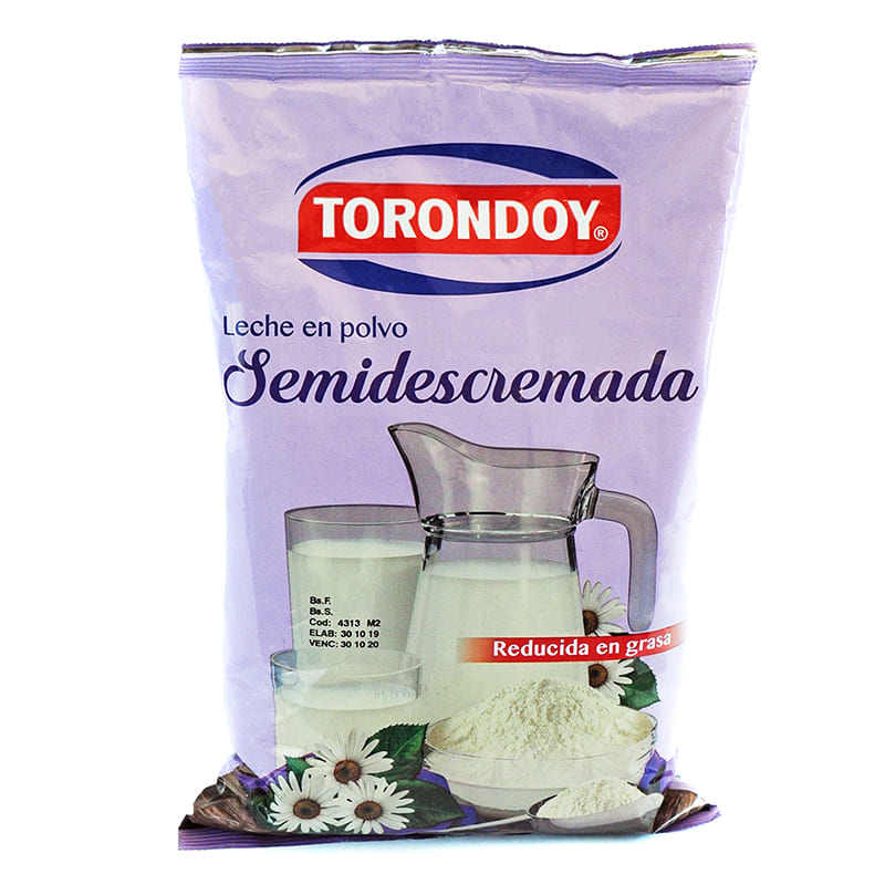 LECHE SEMIDESCREMADA TORONDOY 900 GR 
