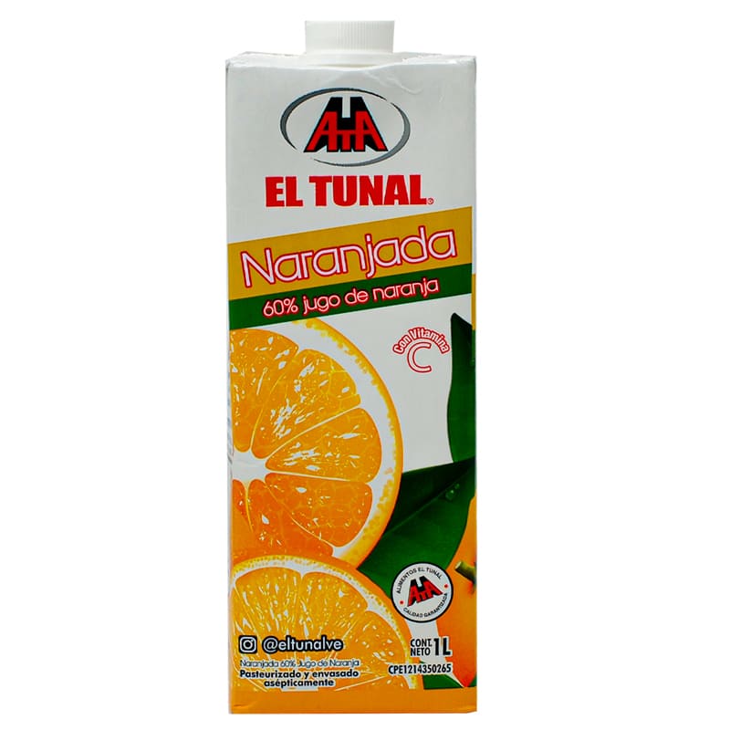 JUGO De NARANJA El TUNAL 1 LT