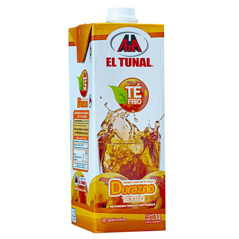 TÉ de DURAZNO TUNAL 1 LITRO