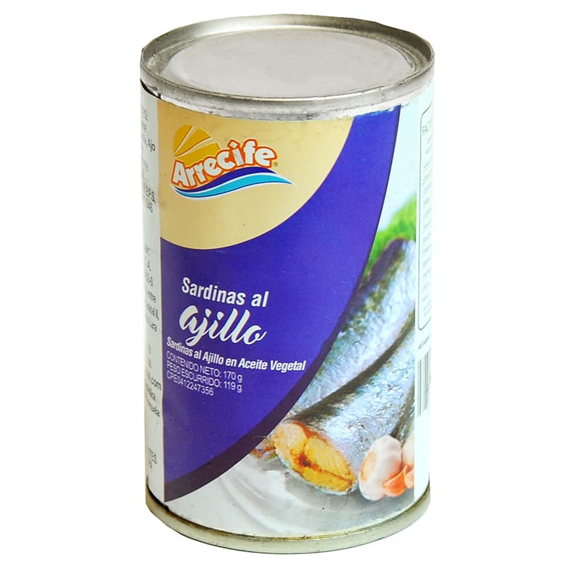 SARDINAS ARRECIFE AL AJILLO 170 GR