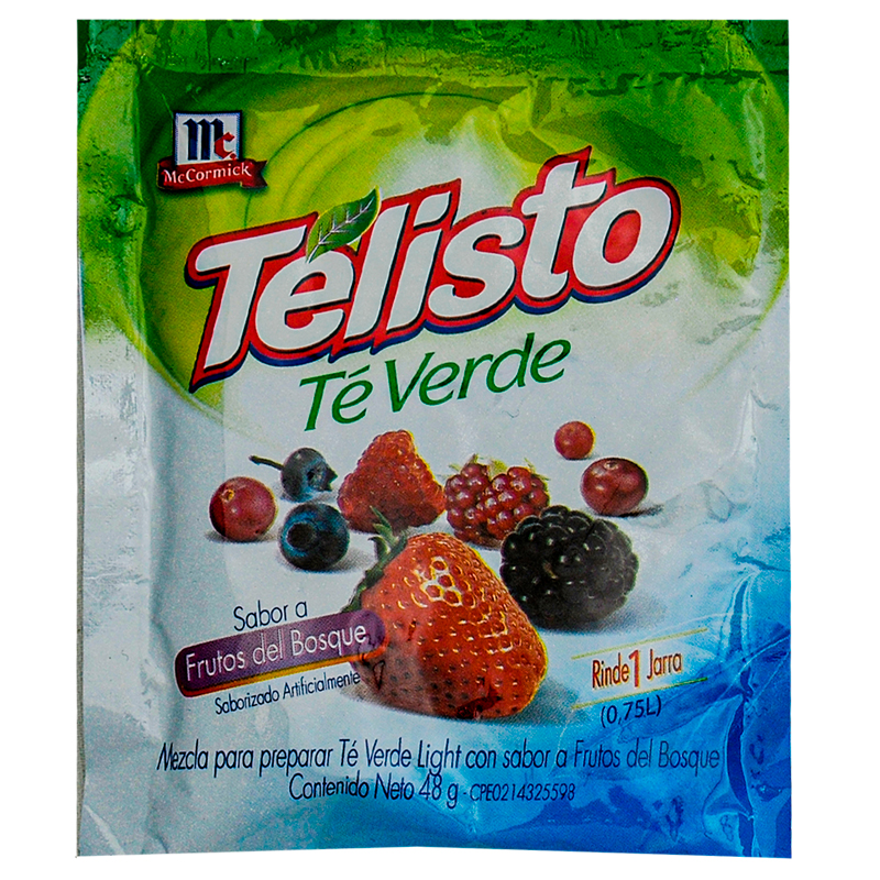 TE LISTO VERDE frutos del BOSQUE MCCORMICK 48G