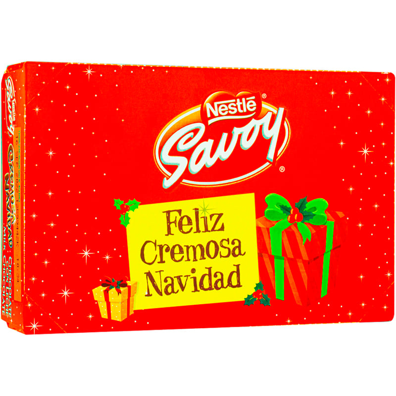 CHOCOLATE SAVOY CREMOSA NAVIDAD 130GR