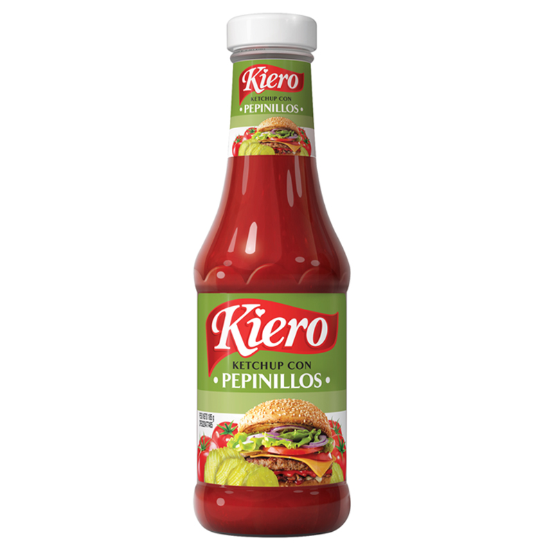 SALSA KETCHUT KIERO CON PEPINILLOS 380GR