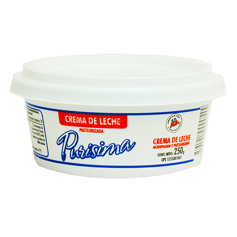 CREMA DE LECHE LA PURISIMA 250GR