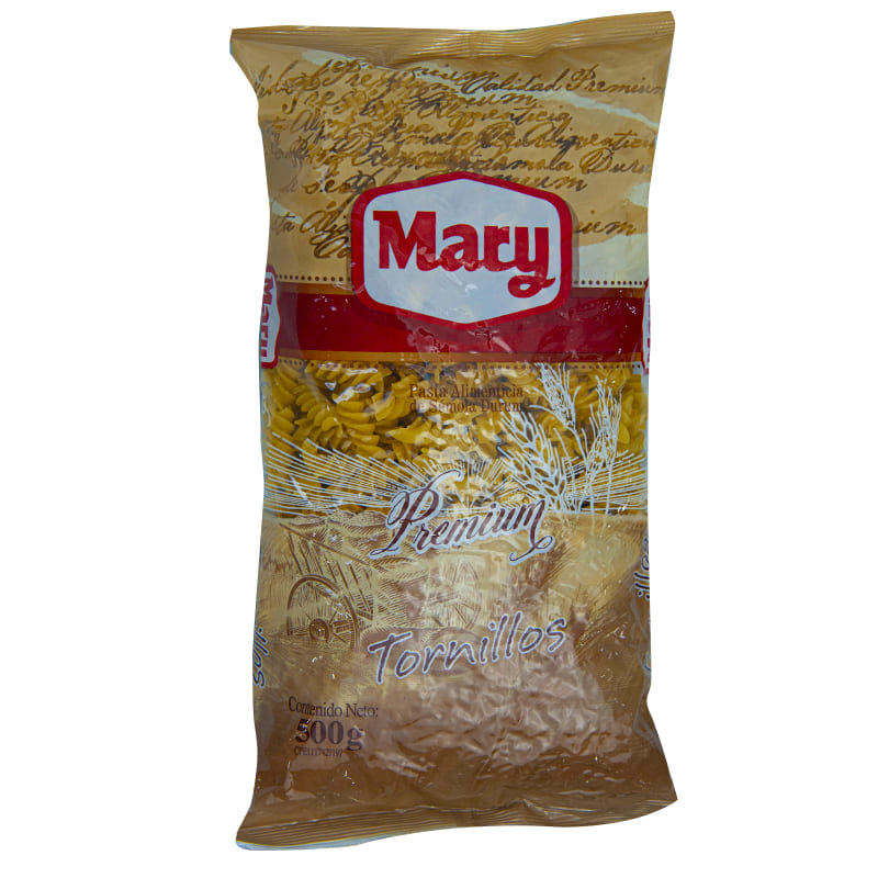 PASTA MARY TORNILLO PREMIUM 500 GR