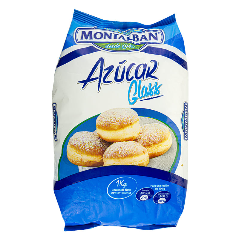 MONTALBAN AZUCAR GLASS 1 KG
