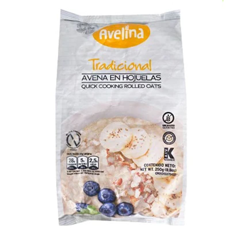 AVENA TRADICIONAL EN HOJUELAS AVELINA 250 G