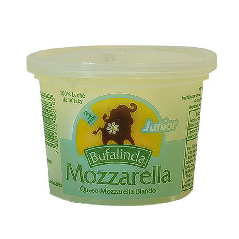 QUESO MOZZARELLA JUNIOR BUFALINDA 250GR