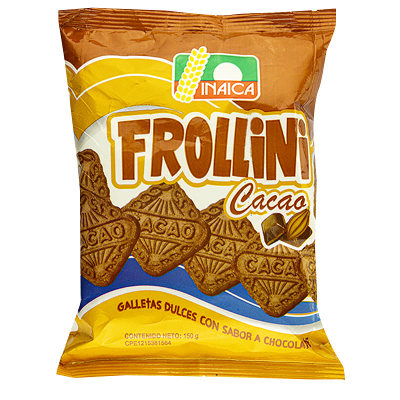 GALLETAS FROGINI CACAO 150Gr