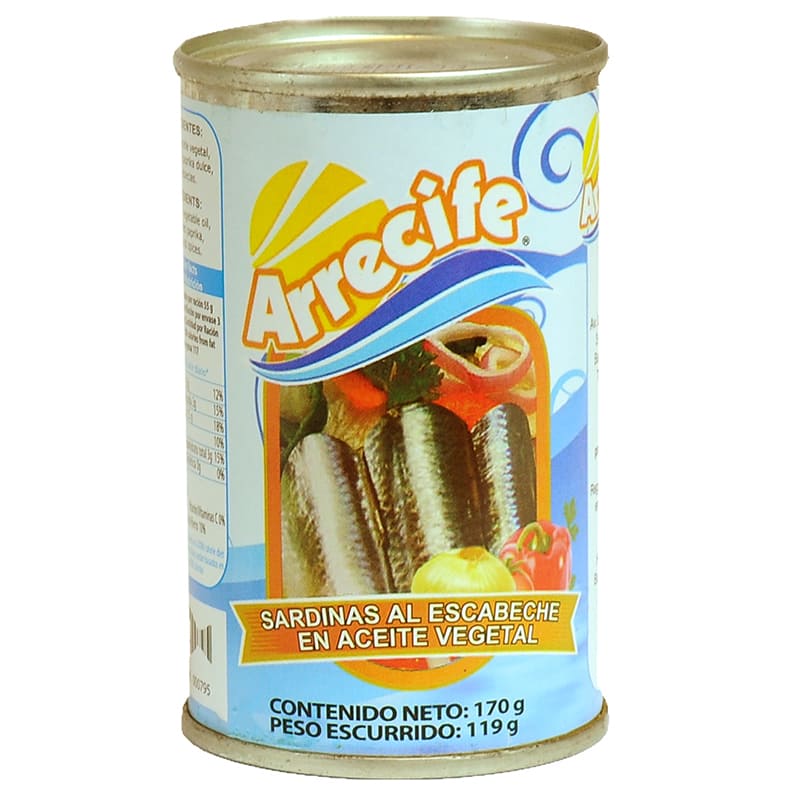 SARDINAS ARRECIFE 170 G ESCABECHE
