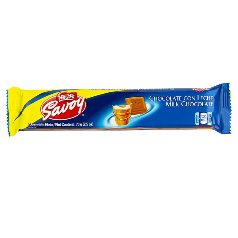 CHOCOLATE DE LECHE SAVOY 70 GR.