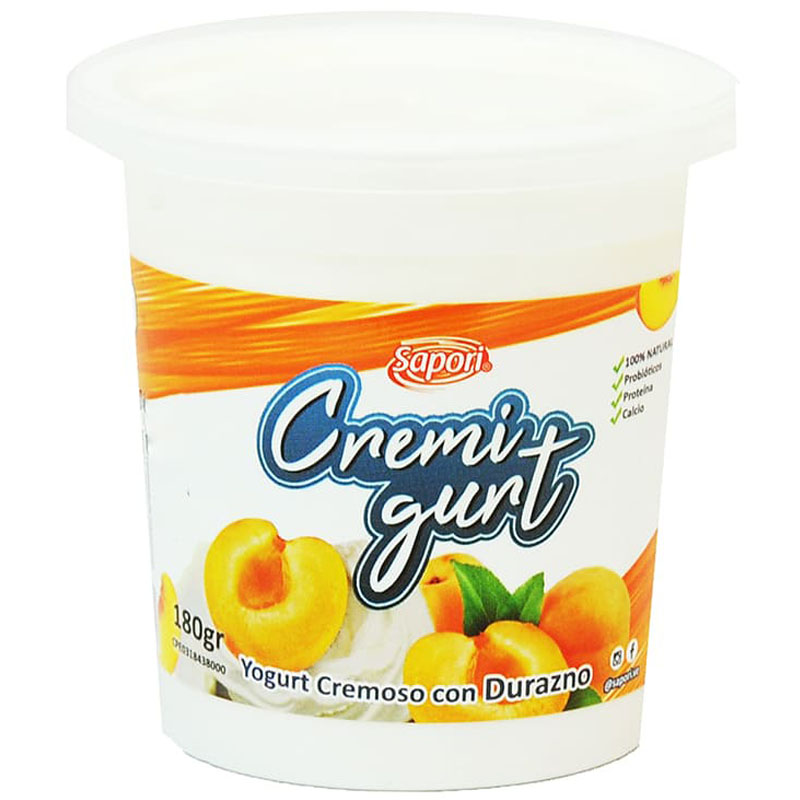 YOGURT CREMIGURT FIRME DURAZNO 180GR